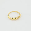 18k Beaded S7 Ring 2.4g