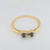Diamond 18k Owl Eye Bangle 41.2g
