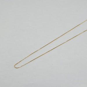 18k Mini Box Chain 1.3g