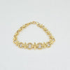18k Spike Chain 12mm Bracelet 10.5g
