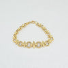 18k Spike Chain 12mm Bracelet 10.5g