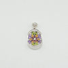 Diamond 18k Gemstones Pendant 12.3g