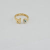 18k J Evil Eye S7.25 Ring 2g