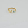 18k J Evil Eye S7.25 Ring 2g