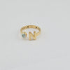 18k N Evil Eye S7.25 Ring 2.1g