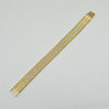 18k 2Toned Chain 14mm Bracelet 23.9g