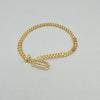 18k Belt Chain 6mm Bracelet 13.9g