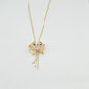 18k Ribbon Necklace 9.6g
