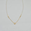 18k Heart Charm Necklace 0.80g