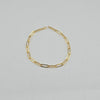 18k Paperclip 4mm Bracelet01 1.3g