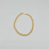 18k Small Curb 5mm Bracelet 3.5g