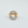 18k 2Toned Knot S7.25 Ring 9.5g