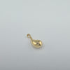 18k Teardrop Pendant 1.4g
