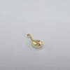 18k Teardrop Pendant 1.4g