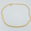 18k Beaded 4mm Necklace 8.5g