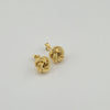 18k Love Knot Gold Earrings 1.3g