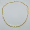 18K Gold  Puffy Mariner Chain 13.8