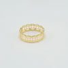 18k Interlocking Circles S5.5 Ring02 1.2g