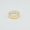 18k Interlocking Circles S7.75 Ring 1.5g