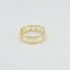 18k Interlocking Circles S5.5 Ring02 1.2g