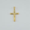 18k Jesus & Cross Pendant 3.3g