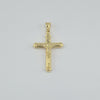 18k Jesus & Cross Pendant 3.3g