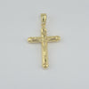 18k Jesus & Cross Pendant 4.9g