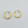 18k Small Hoop Earrings02 0.90g