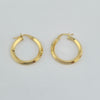 18k Small Hoop Earrings02 0.90g