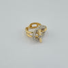 18k 2Toned Knot S7.25 Ring 5.5g
