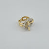 18k 2Toned Knot S7.75 Ring 6g