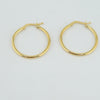18k Hoop Earrings 1.7g