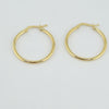 18k Hoop Earrings 1.9g