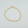 18k Box Chain 2mm Bracelet 3.4g
