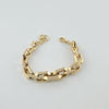 18k Rectangular Link 15mm Bracelet 15g
