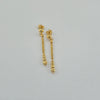 18k Ball Drop Earrings 1.9g