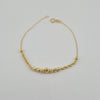 18k Balls 4mm Bracelet 1.5g