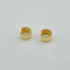 18k Huggie Earrings 2.4g
