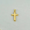 18k Mini Cross Greek Pendant 1.4g