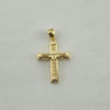 18k Mini Cross Pendant 2g