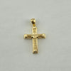 18k Mini Cross Pendant 2g
