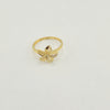 18k Leaf S8.5 Ring 1.9g