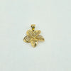18k Leaf Pendant 1g