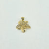 18k Leaf Pendant 1g