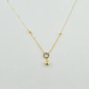 18k Heart Charm Necklace 0.90g
