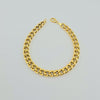 18k Curb Chain 7mm Bracelet 4.7g