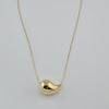 18k Big Teardrop Necklace 5.1g