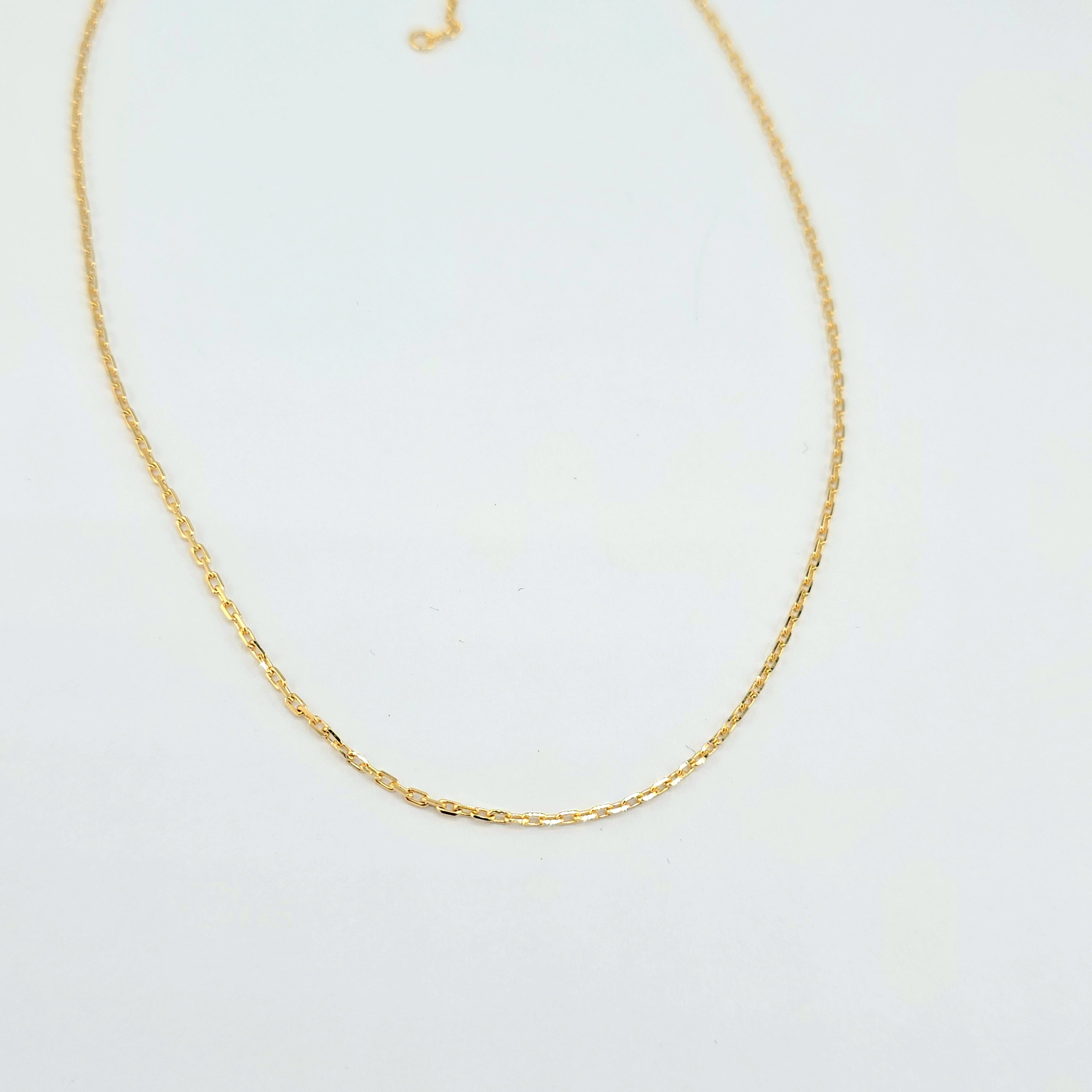 18k Mini Cable Chain 3g – Azadi Jewellery
