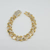 18k Curb Chain 12mm Bracelet 15.9g
