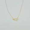 18k Horsebit Thin Necklace 1g